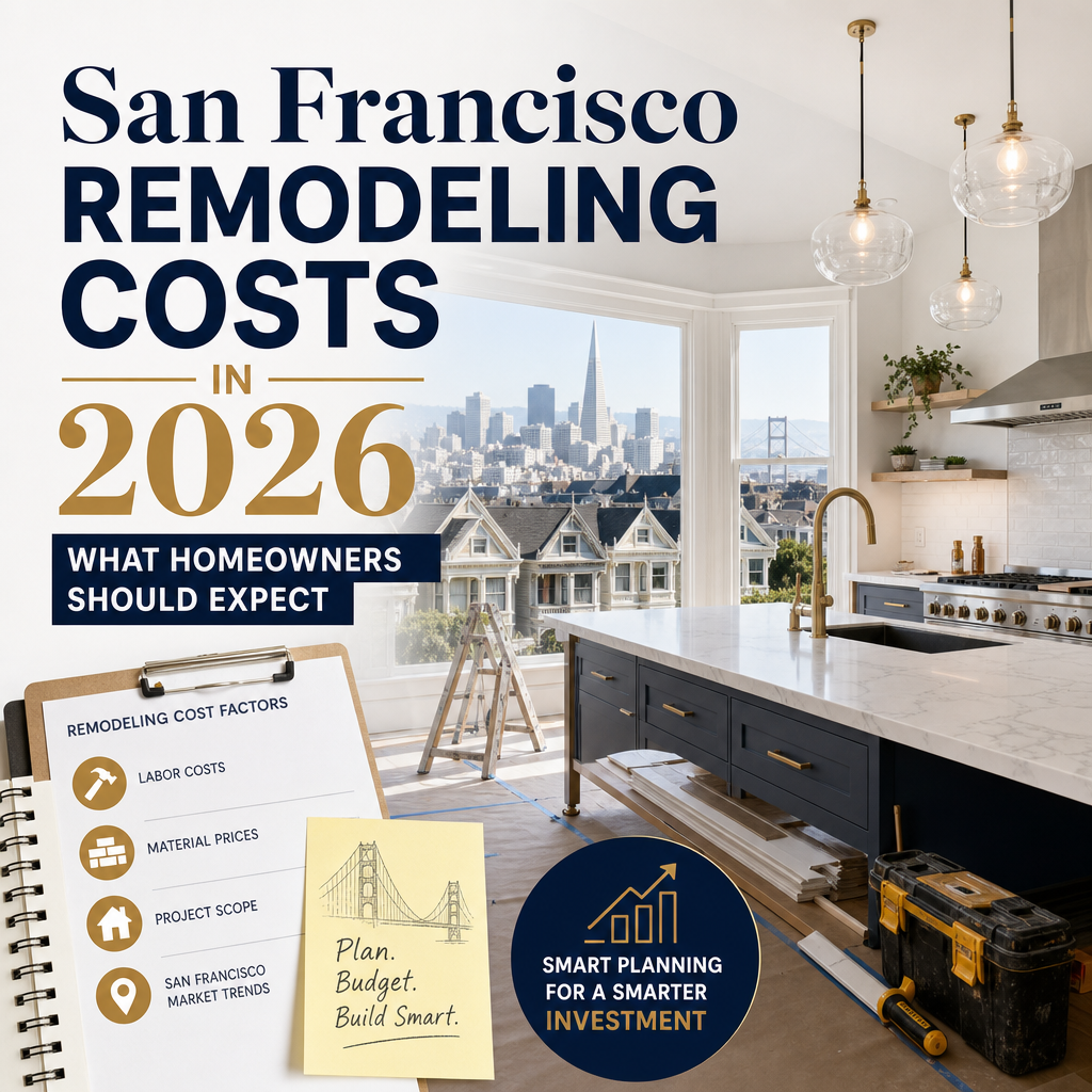 Illustration of San Francisco Remodeling Costs in 2026: What Homeowners Should Expect